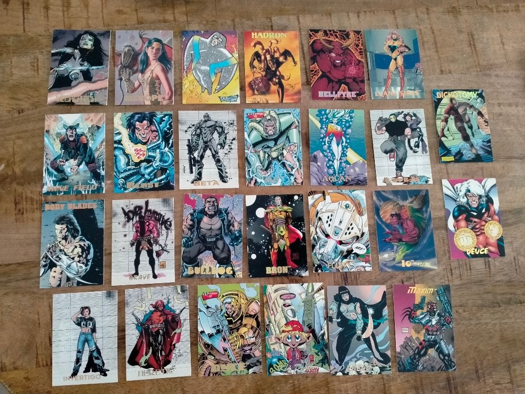 The Creators Universe 1993 trading cards kaartjes vintage, Verzenden, Overige figuren, Gebruikt, Overige typen
