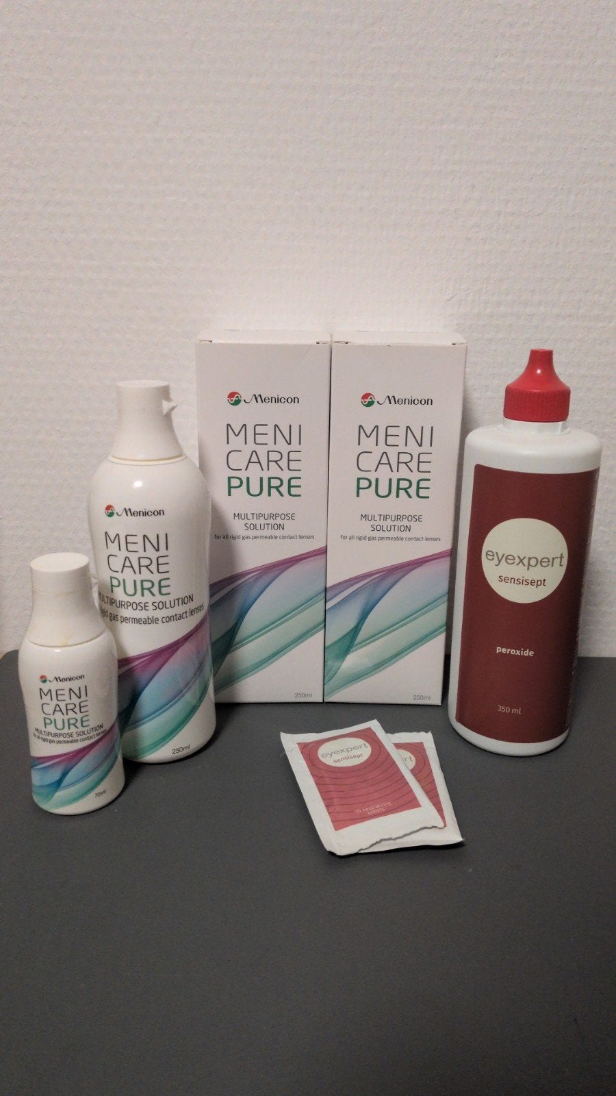 Lenzenvloeistof - Menicare en Peroxide, Ophalen of Verzenden, Gebruikt, Ogen, Overige typen