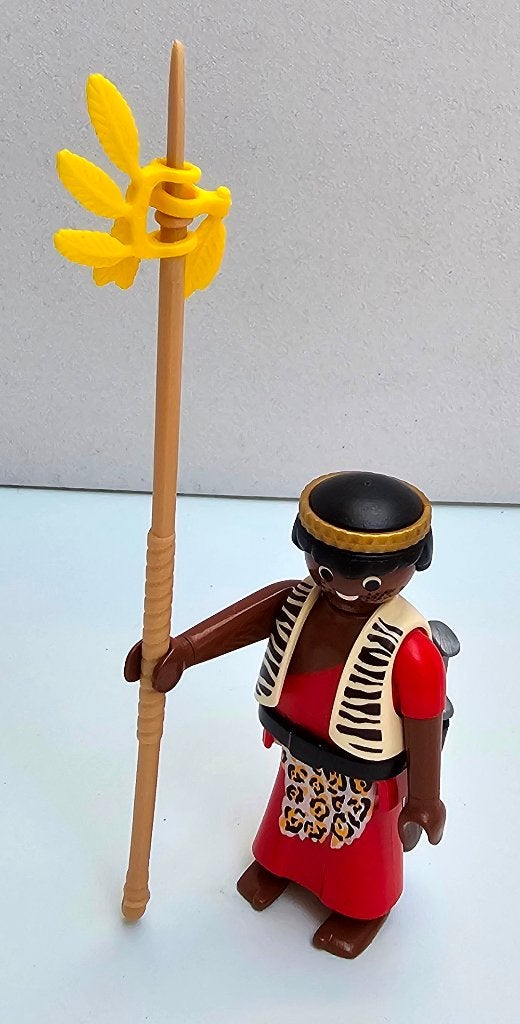 Playmobil Masai krijger (set 4685), Kinderen en Baby's, Gebruikt, Complete set, Ophalen of Verzenden, Figuren