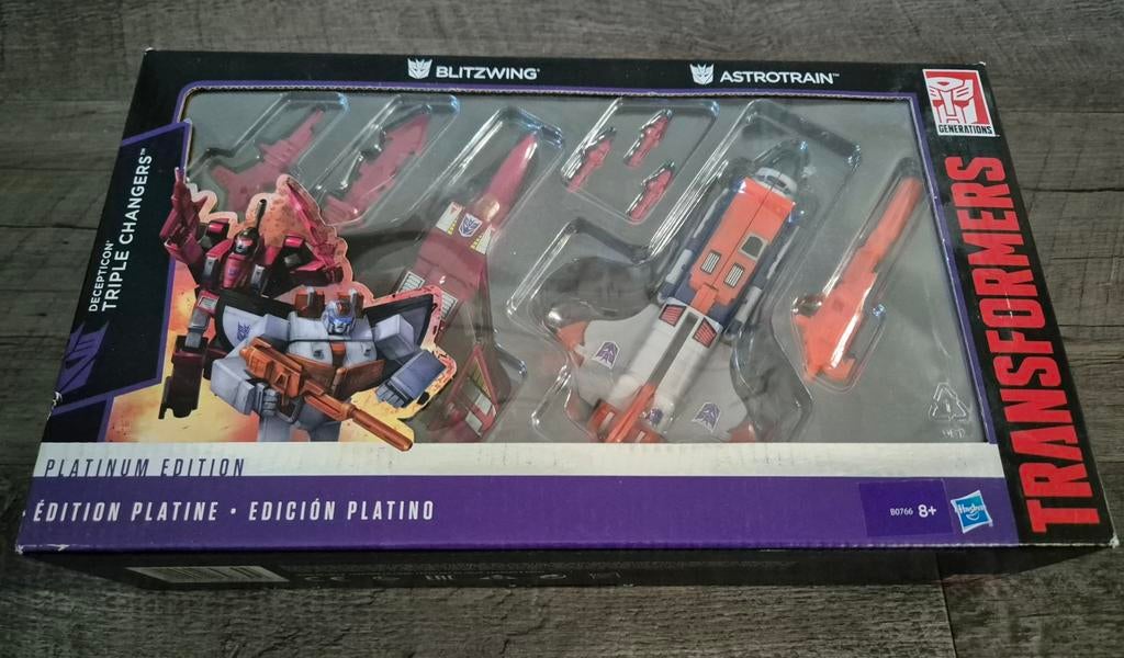 Transformers Platinum Edition G1 Blitzwing & Astrotrain, Verzamelen, Transformers, G1, Verzenden, Nieuw, Autobots