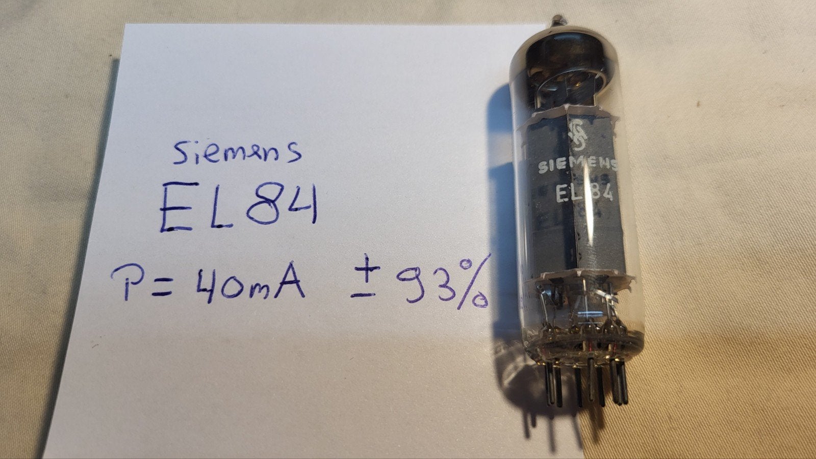 Siemens EL84 (meet goed), Ophalen of Verzenden