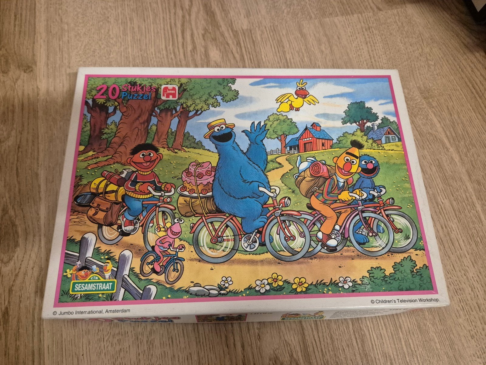 Sesamstraat puzzel 20 stukjes, Ophalen of Verzenden, 10 tot 50 stukjes