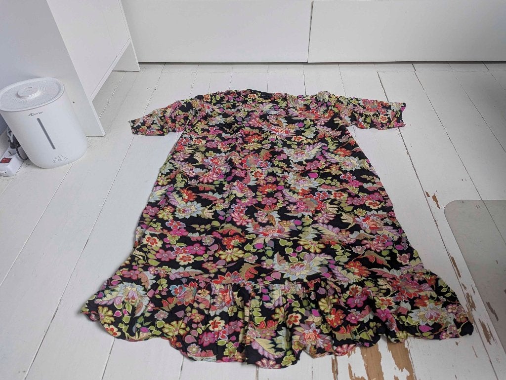 Jurk met bloemenprint van Studio, Kleding | Dames, Jurken, Meerkleurig, Maat 46/48 (XL) of groter, Ophalen of Verzenden, Zo goed als nieuw
