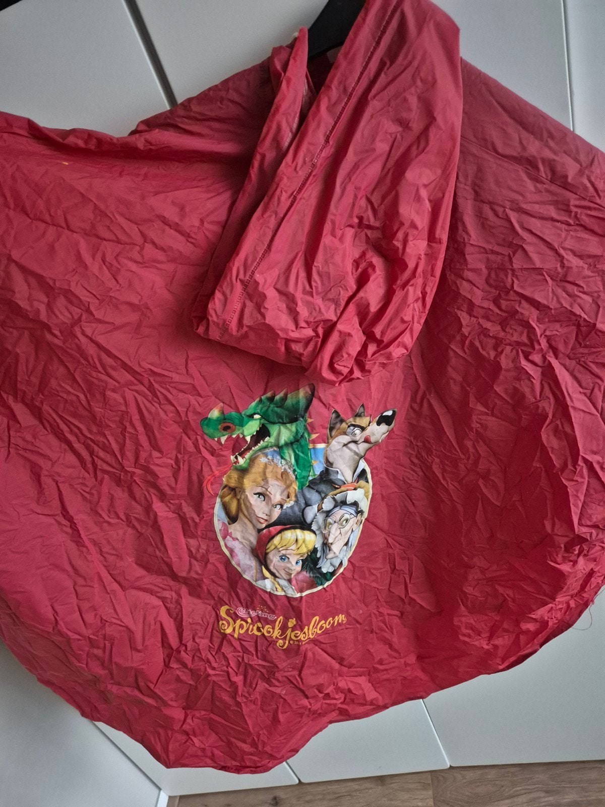 Efteling regenponcho sprookjesboom zgan, Verzamelen, Efteling, Ophalen of Verzenden, Zo goed als nieuw