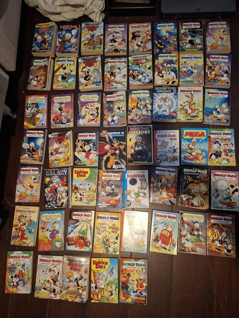Donald duck collectie (50+ pockets), Boeken, Stripboeken, Gelezen, Meerdere stripboeken, Ophalen