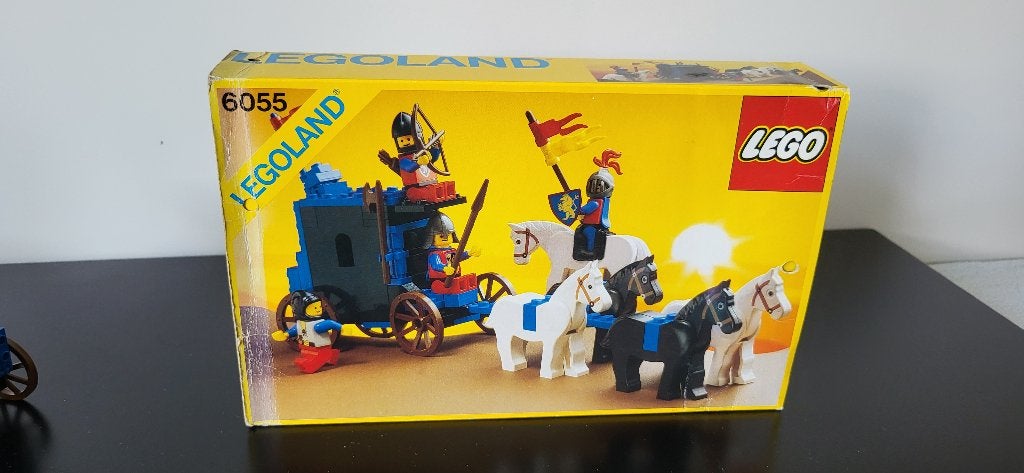 Lego 6055 - Prisoner Convoy-Castle/Crusaders & Lion Knights, Lego, Ophalen of Verzenden, Zo goed als nieuw, Compleet