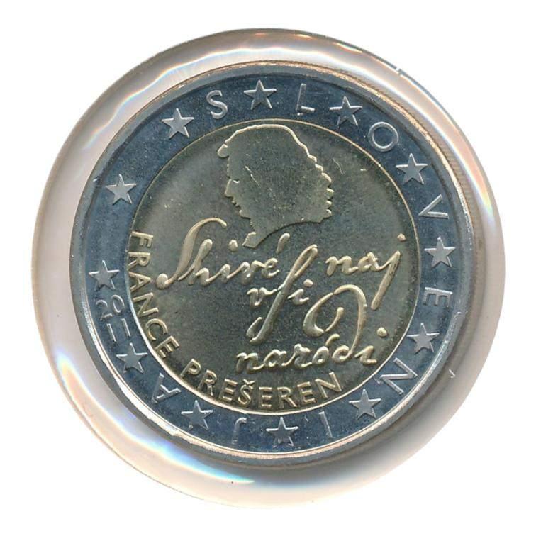 Slovenië 2 euro 2011, Postzegels en Munten, Munten | Europa | Euromunten, Ophalen of Verzenden, Slovenië, 2 euro, Losse munt