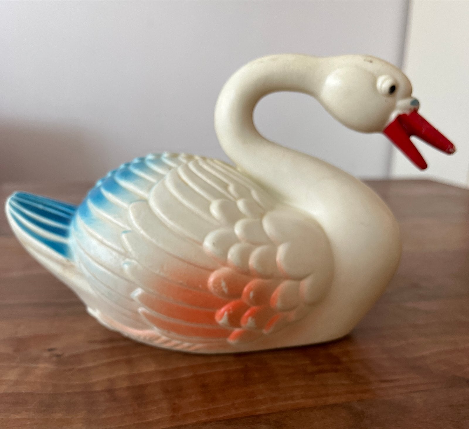 Vintage plastic zwaan badspeeltje, Verzamelen, Ophalen of Verzenden, Gebruikt