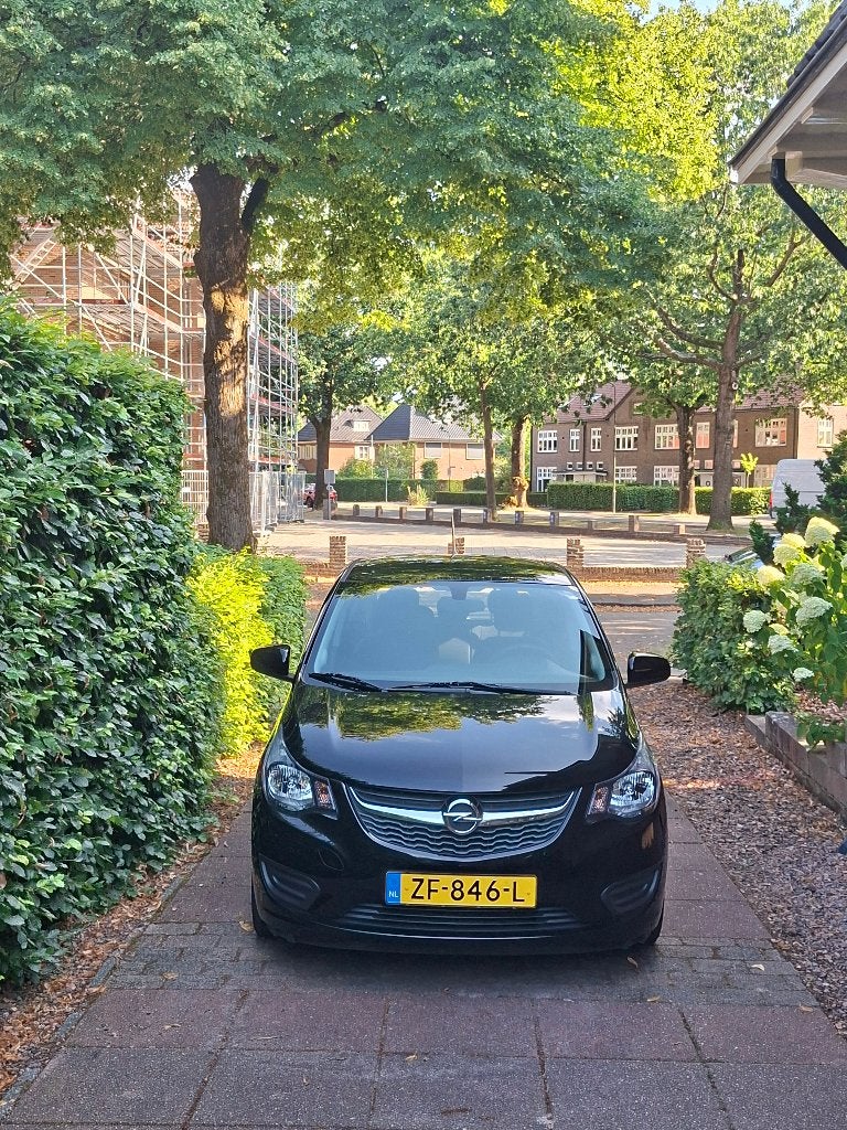 Opel Karl 1.0 120Edition, Airco/Bluetooth/LED/CruiseControl, Auto's, Voorwielaandrijving, 839 kg, Zwart, Origineel Nederlands