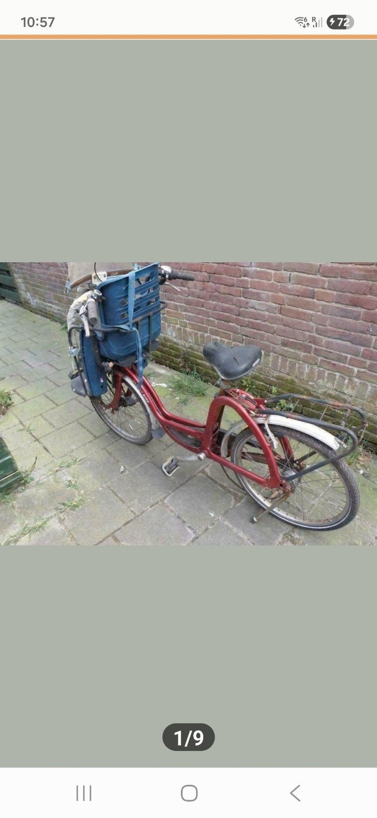 moederfiets (meefietser), Ophalen