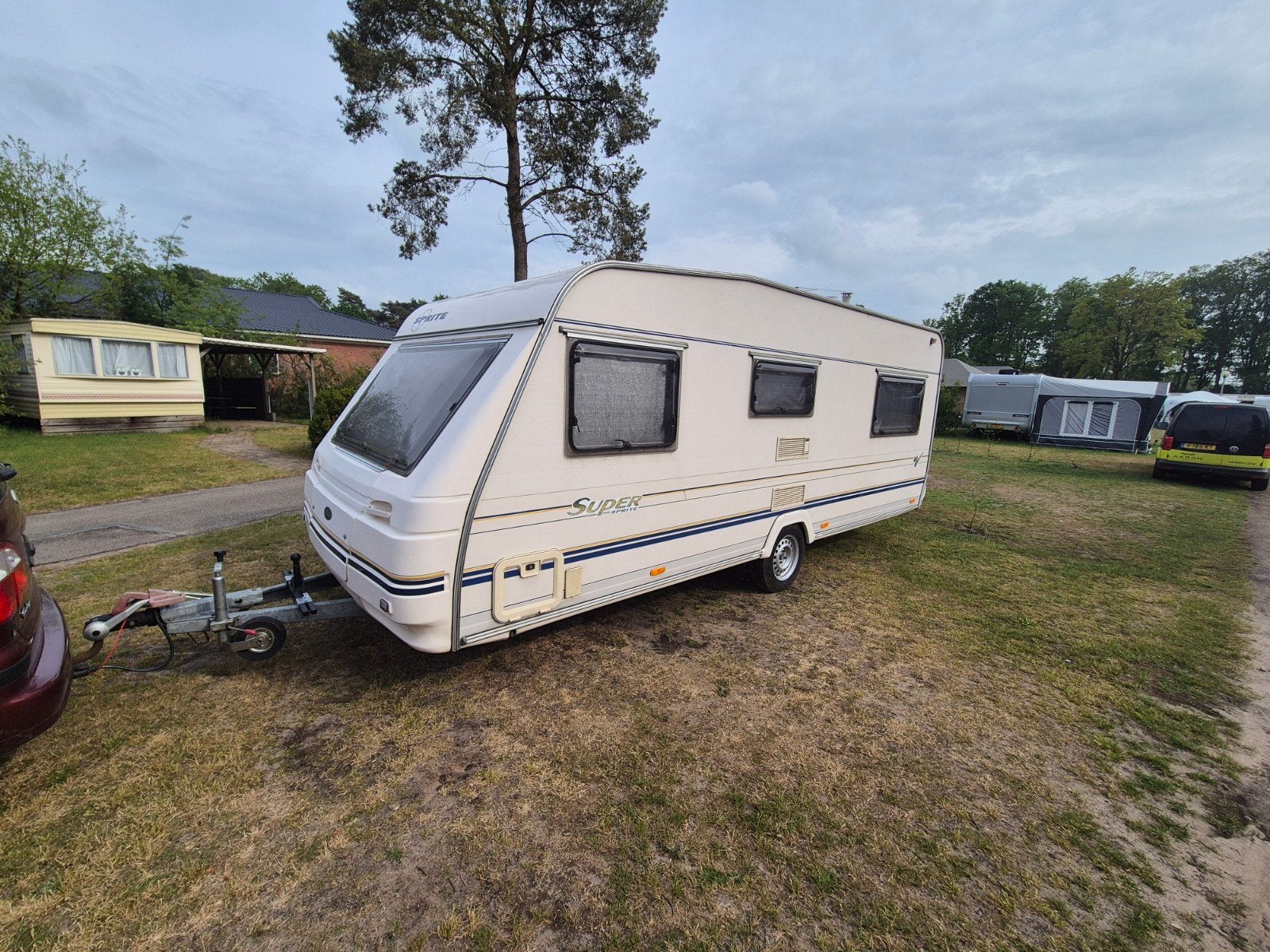 Sprite Super 530CK Caravan, bovag gekeurd 2026. 5a6 personen, Caravans en Kamperen, Standaardzit, Particulier, 5 tot 6 meter, Tot en met 6