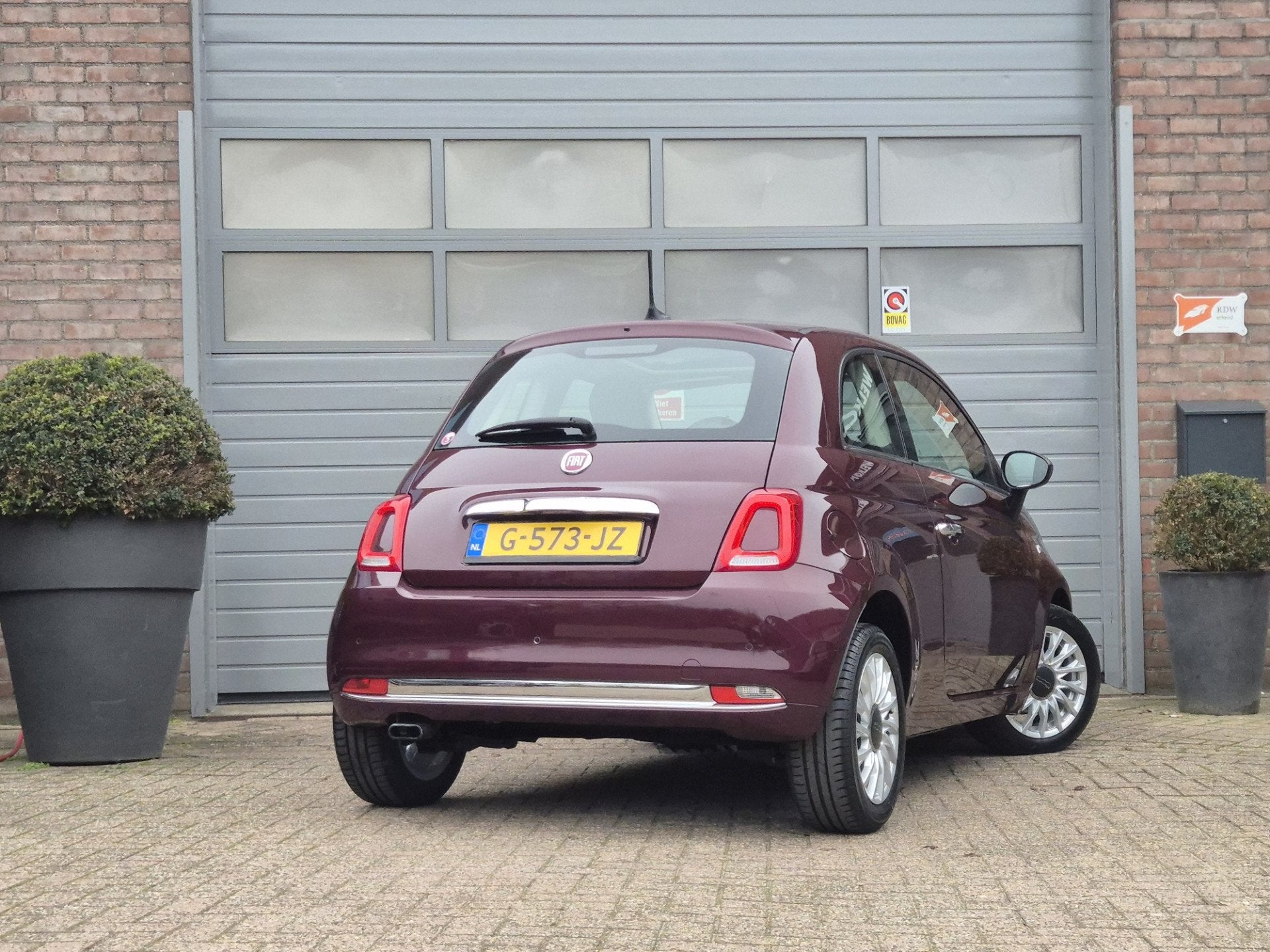 Fiat 500 0.9 TwinAir Turbo Lounge Apple carplay (bj 2019), Auto's, Voorwielaandrijving, 86 pk, Leder en Stof, Origineel Nederlands
