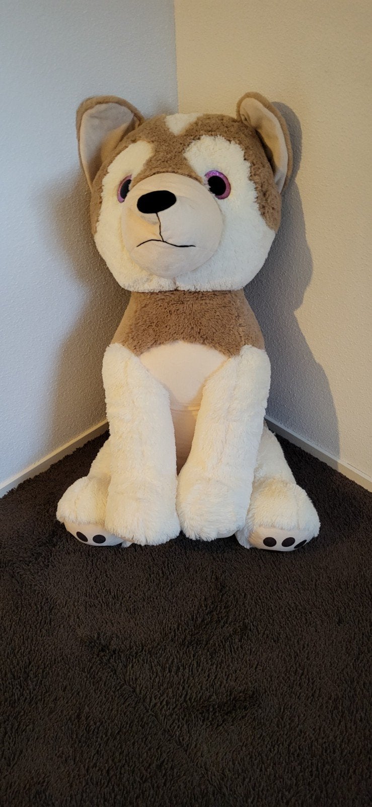 Knuffelhond groot pluche, Ophalen, Nieuw, Overige typen