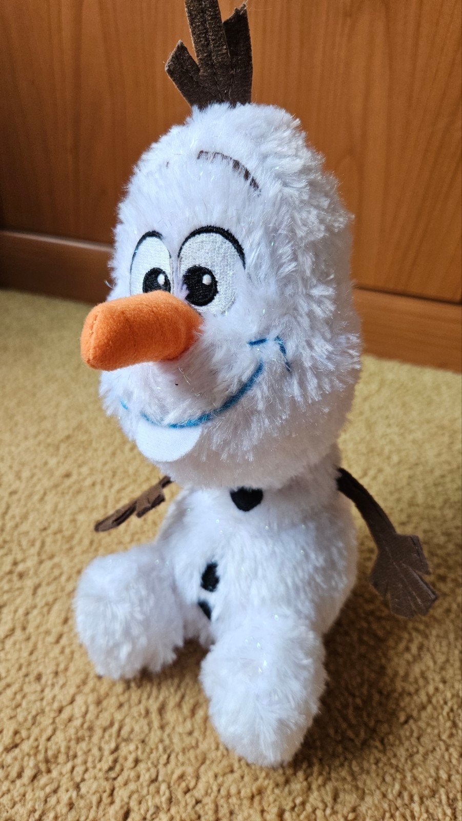 Disney knuffel Olaf, Kinderen en Baby's, Ophalen of Verzenden, Zo goed als nieuw, Overige typen
