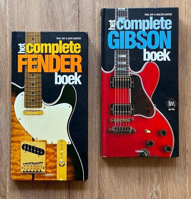 Het complete Fender boek & Het complete Gibson boek !, Boeken, Ophalen of Verzenden, Zo goed als nieuw, Instrument