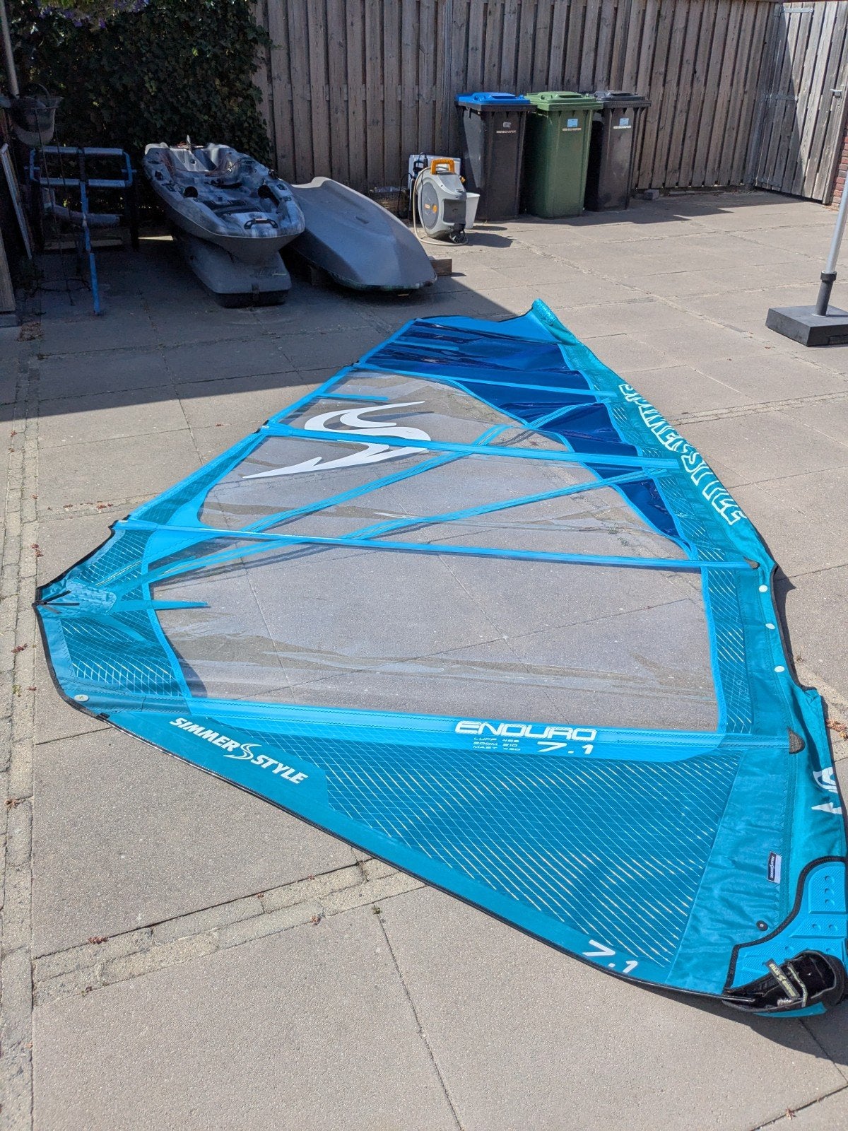 Simmer Style Enduro 7.1, Watersport en Boten, Met draagtas, 6.5 m² tot 8 m², Zo goed als nieuw, Zeil