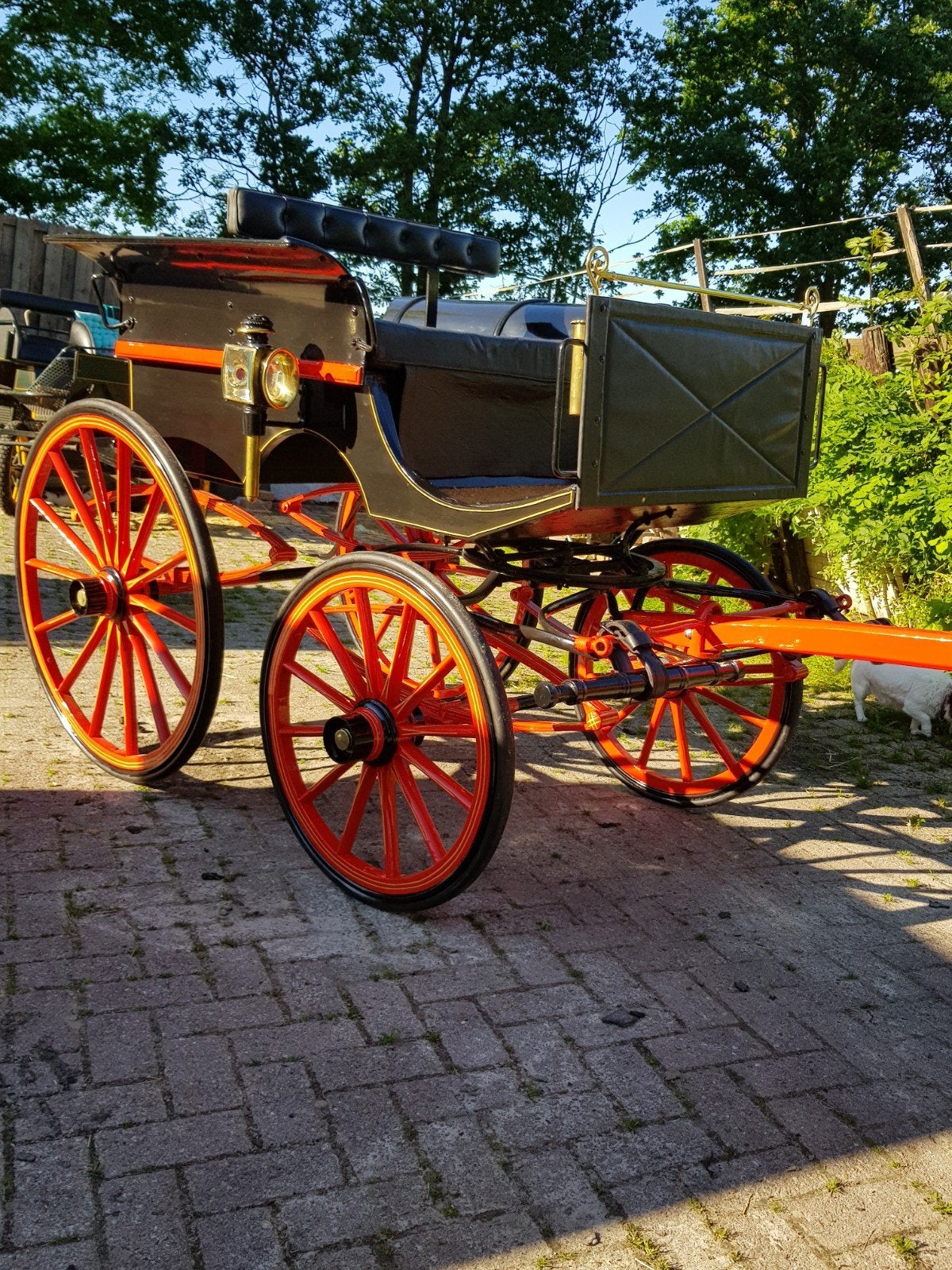 super netjes gerestaureerde DOS-A-DOS 1 en 2 span pony maatn, Dieren en Toebehoren, Pony