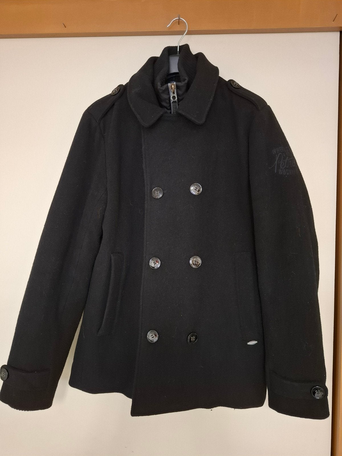 Winterjas Petrol Industries maat M, Ophalen of Verzenden, Zo goed als nieuw, Blauw