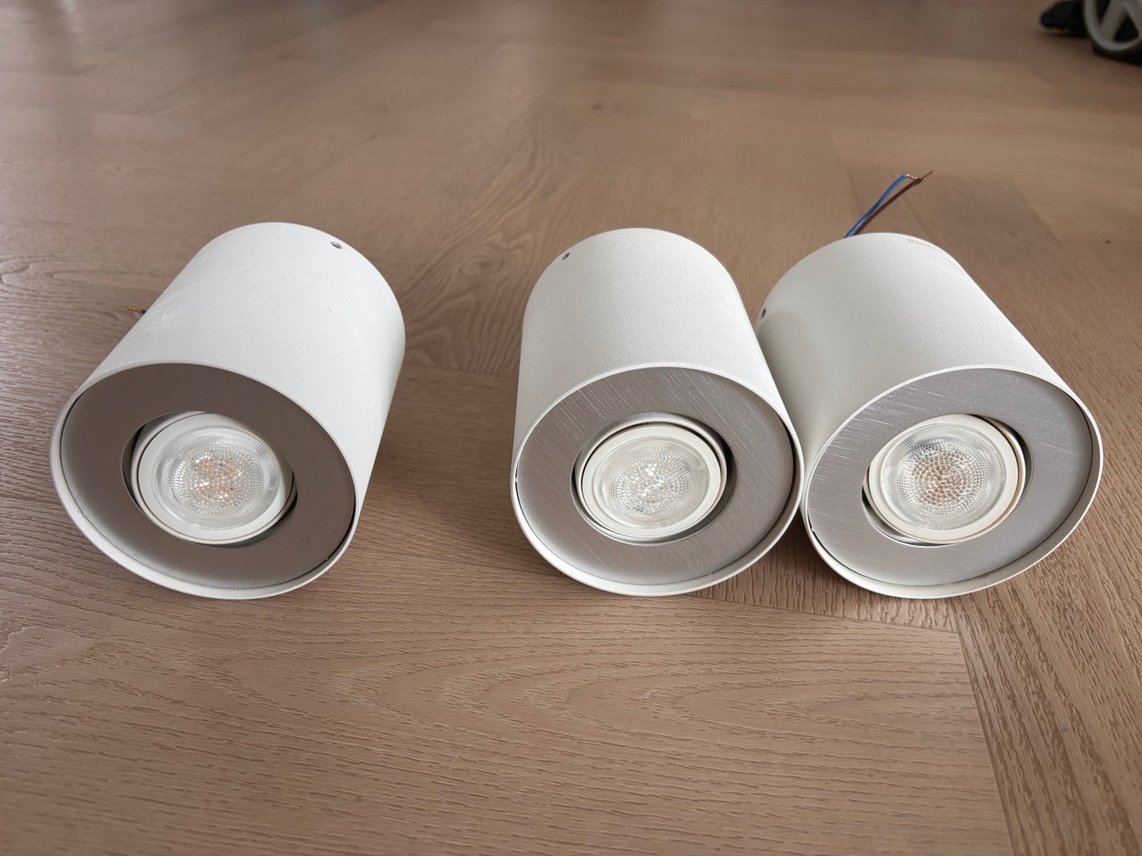 Philips Hue Pillar White Ambiance Spot – Wit – 3 stuk €100, Ophalen of Verzenden, Zo goed als nieuw