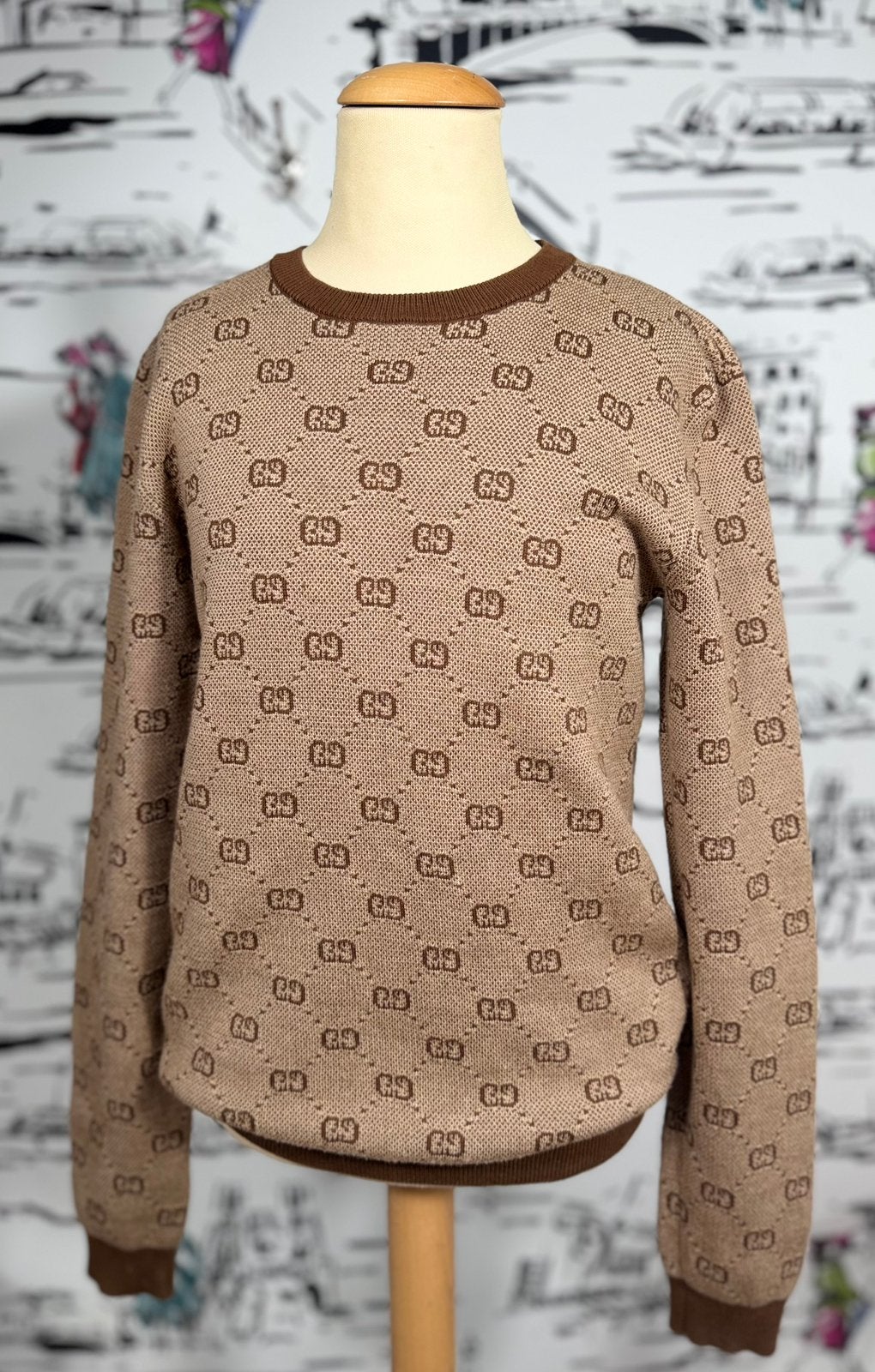 Gucci GG wollen trui maat 12 of XS/S (150-160 cm), Verzenden, Jongen of Meisje, Gucci EU, Customercare@gucci.com