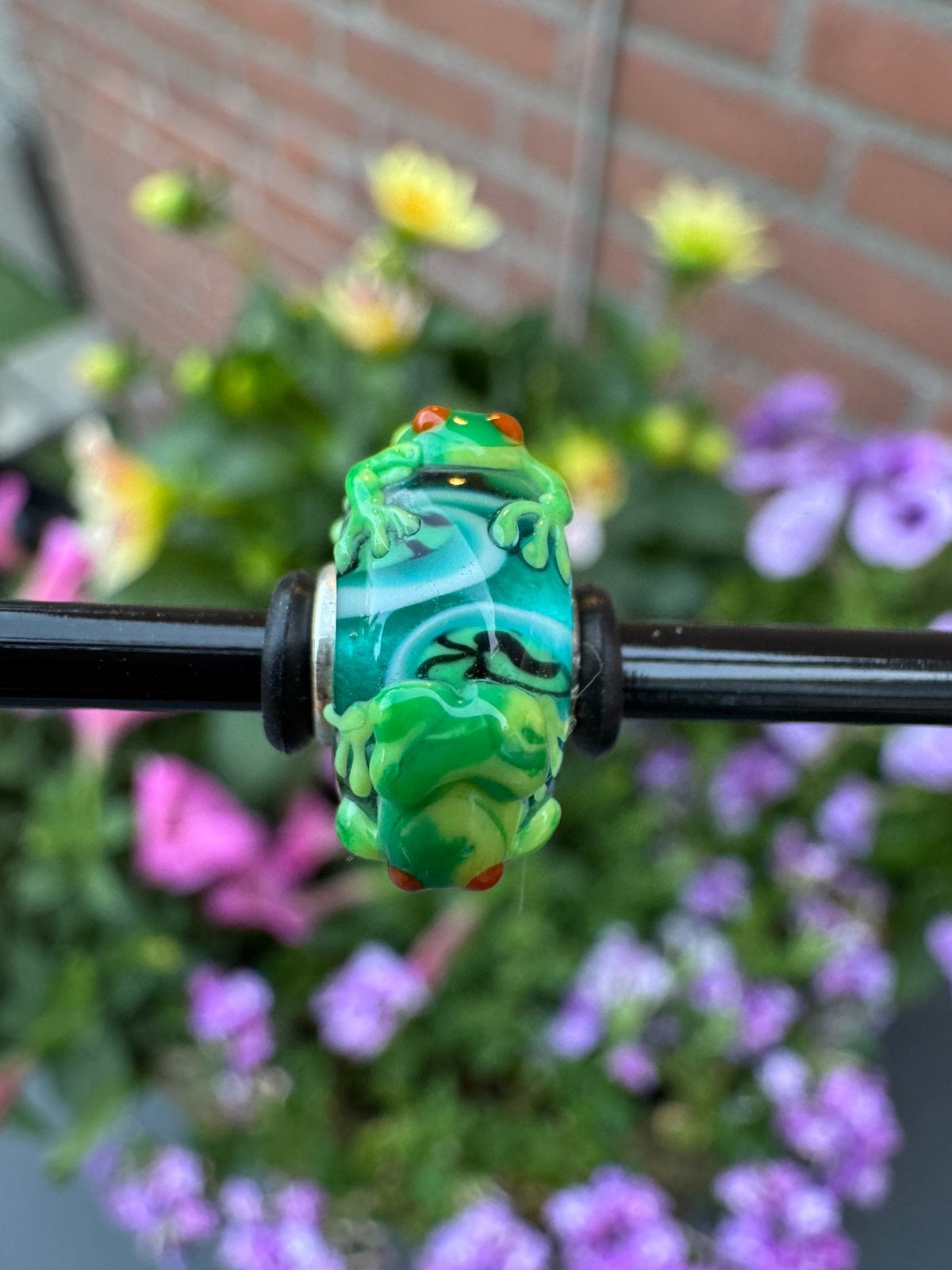 Trollbeads Uniek kikkers CC *NIEUW*, Ophalen of Verzenden, Nieuw, Glas of Kristal, Trollbeads
