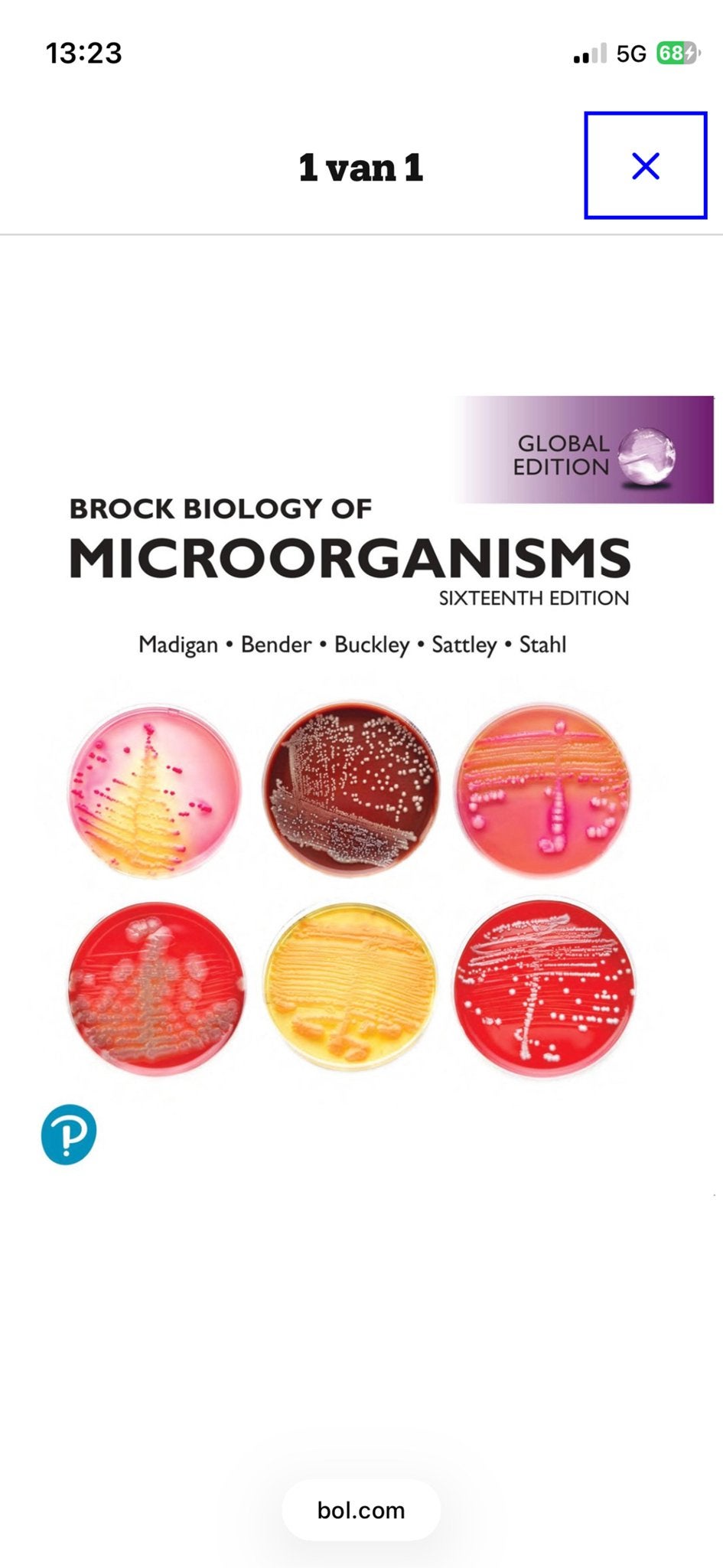 Brock Biology of Microorganisms - Zestiende Editie, Ophalen of Verzenden, Zo goed als nieuw, Natuurwetenschap
