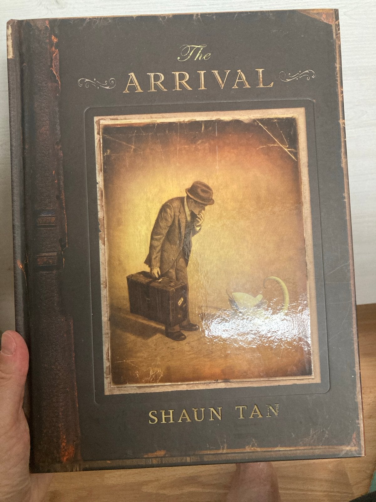 The Arrival - Shaun Tan - Prachtig geïllustreerd boek, Boeken, Ophalen of Verzenden, Zo goed als nieuw, Wereld overig