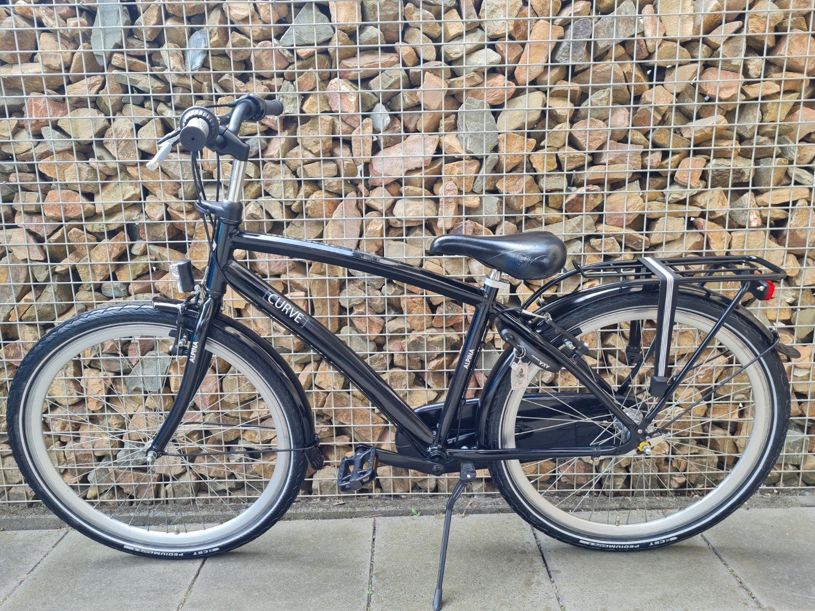 Zeer nette 26" Alpina Curve jongensfiets 3V 43 cm nw banden, Terugtraprem, ALPINA, Versnellingen, Zo goed als nieuw