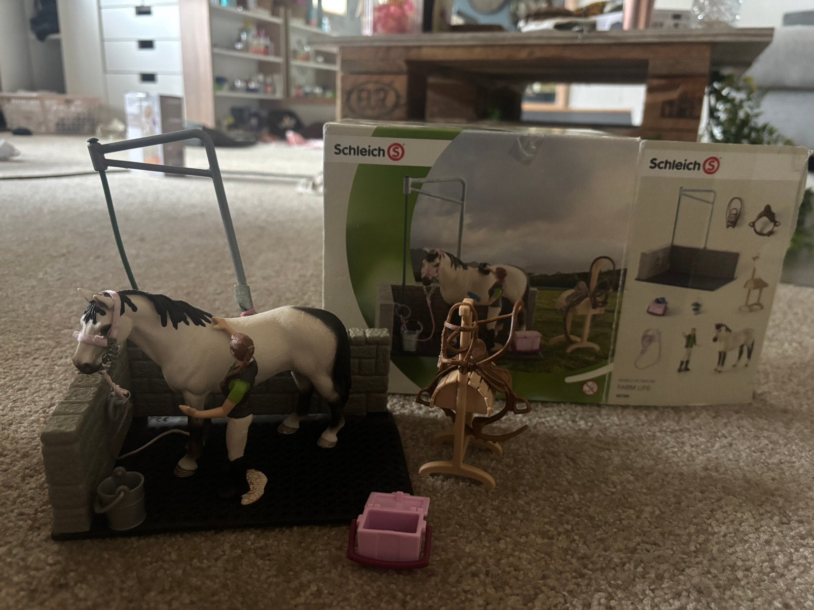 Schleich wasplaats 42104, Ophalen of Verzenden, Zo goed als nieuw