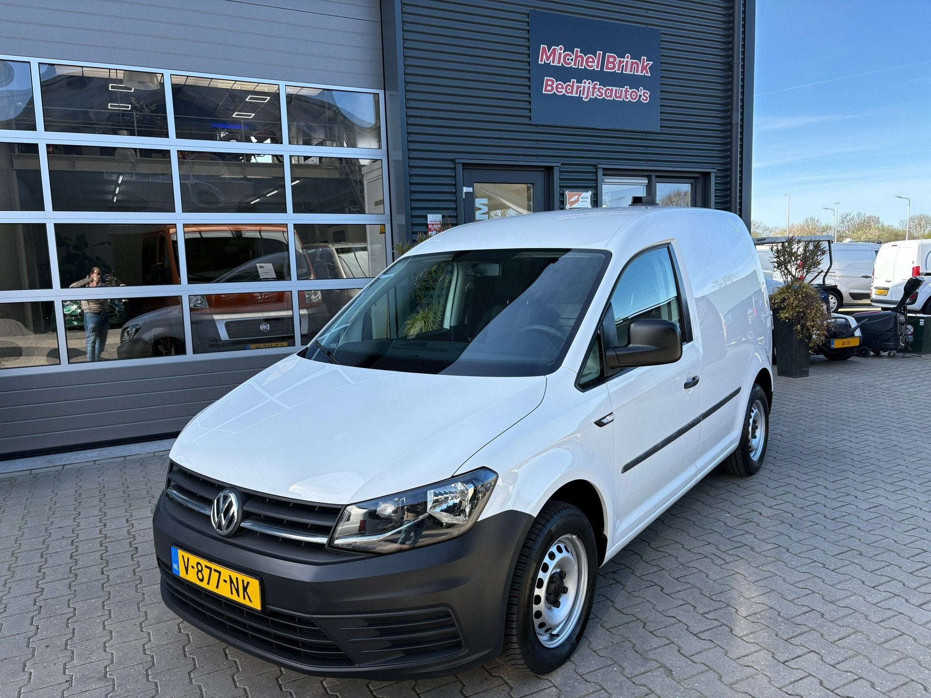 Volkswagen Caddy 2.0 TDI Airco Navigatie Euro 6, Auto's, Dealer onderhouden, Stof, Gebruikt, Volkswagen