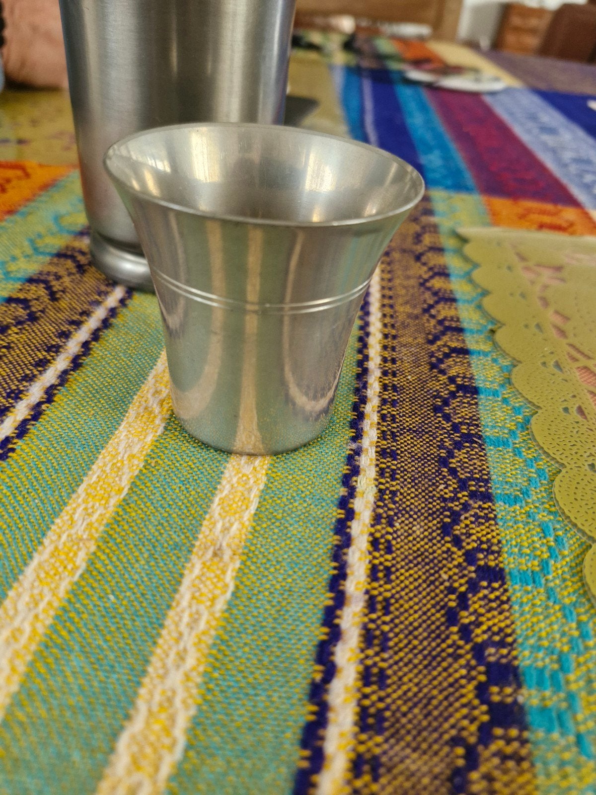 Vintage KMD Tiel Holland Pewter Beker, Ophalen of Verzenden