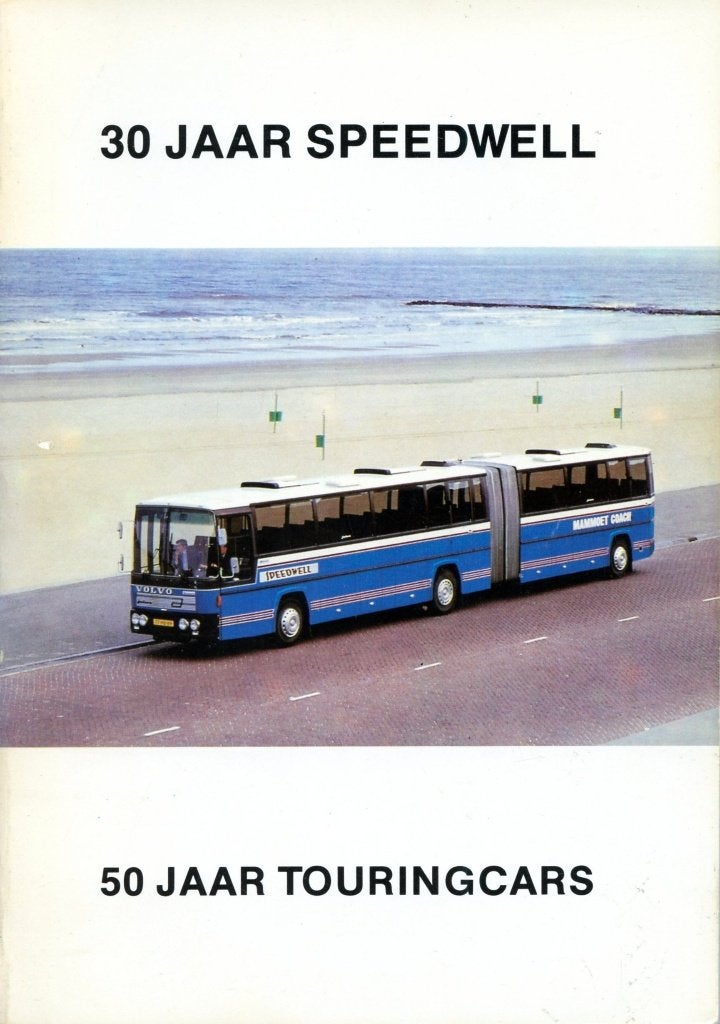 30 jaar Speedwell 50 jaar Touringcars. J. Voerman, Ophalen of Verzenden, Gelezen, J. Voerman, Bus