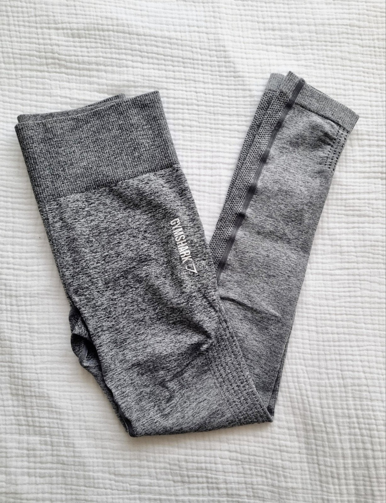 Gymshark lange sportlegging maat S grijs, Verzenden, Nieuw, Fitness of Aerobics, Maat 36 (S)