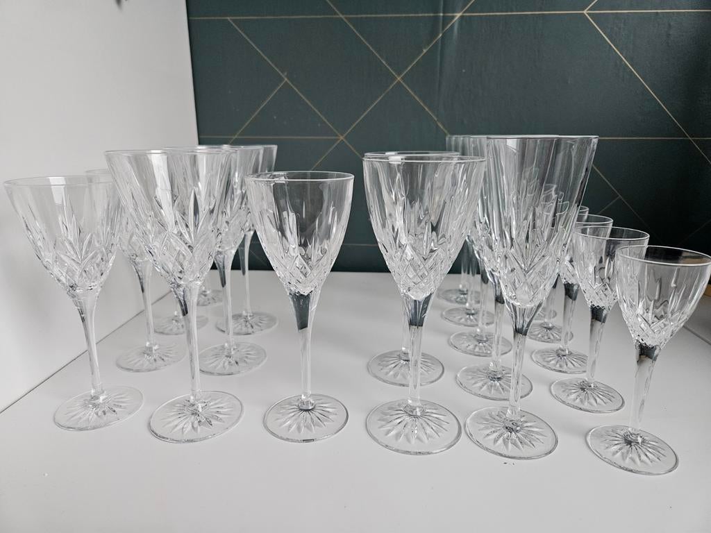 21-delige Glazenset: Wijn, Champagne & Borrel, Huis en Inrichting, Keuken | Servies, Ophalen, Glas of Glazen, Overige stijlen