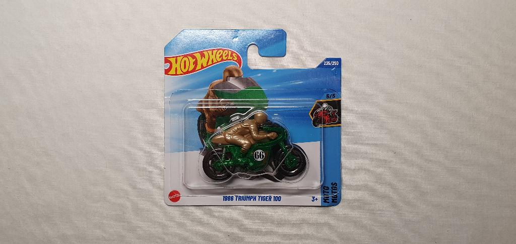 Hot Wheels regular treasure hunt 1966 Triumph Tiger 100, Ophalen of Verzenden, Nieuw, Auto