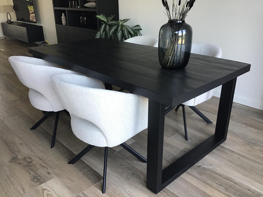 Eleonora eettafel 200x100, Ophalen, Overige materialen, 100 tot 150 cm, 200 cm of meer