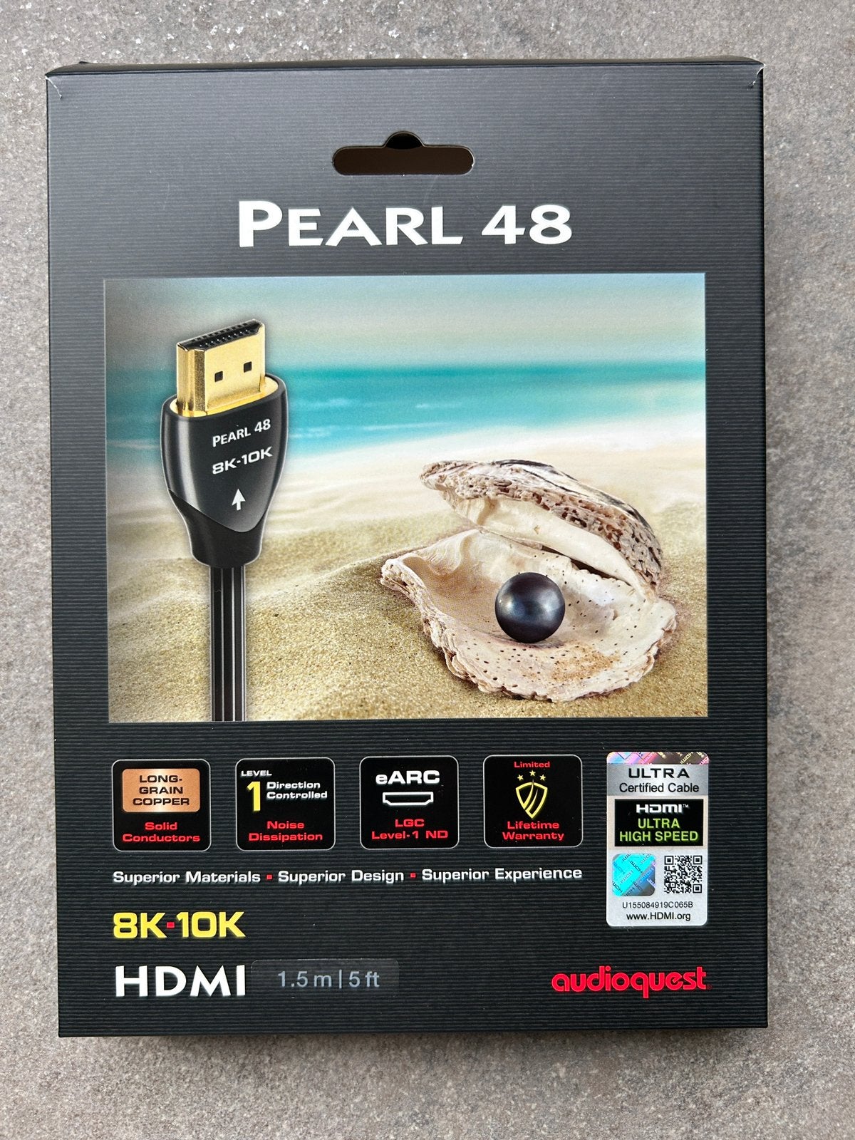 HDMI-kabel AudioQuest Pearl 48
