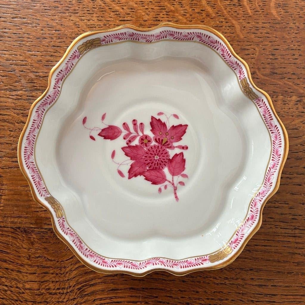 Herend porseleinen schaaltje - Chinese Bouquet Raspberry, Ophalen of Verzenden