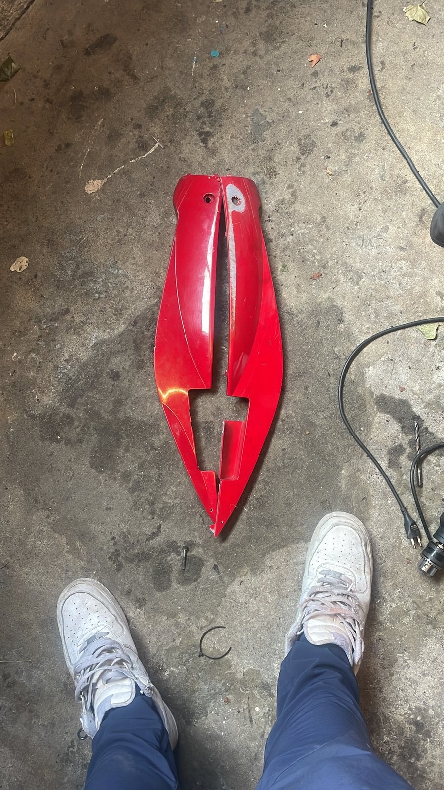 Sym mio side skirts, Ophalen