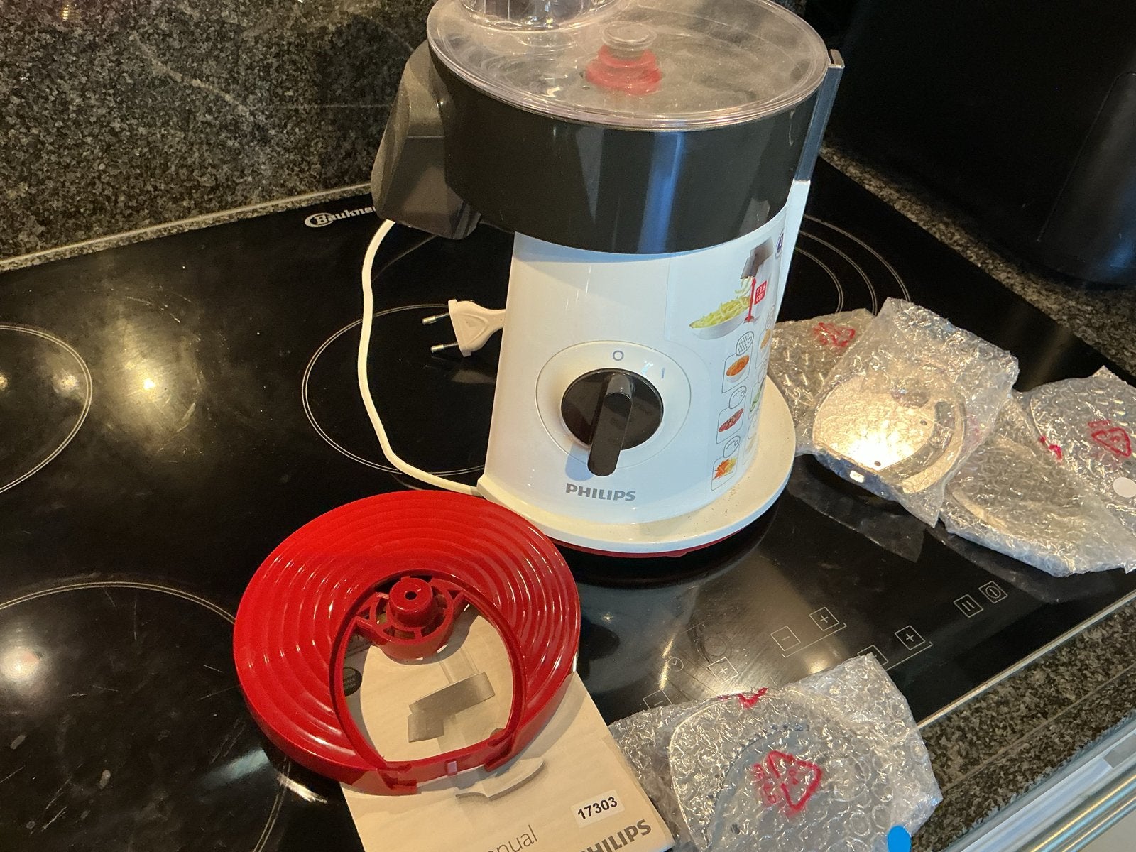 Philips HR2052/90 Blender met 4-sterrenmes en 5 snelheden, Ophalen, Gebruikt, 1 tot 2 liter, 3 snelheden of meer