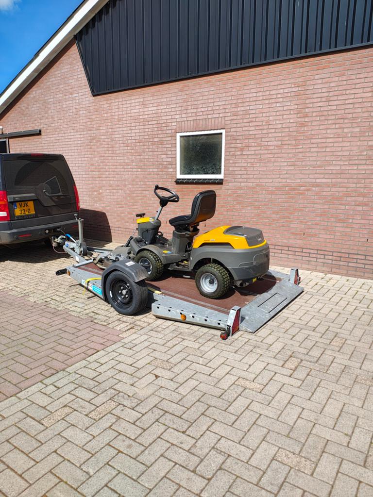 Tohaco luchtgeveerde motortransporter vol automatisch, Auto diversen, Aanhangers en Bagagewagens, Ophalen, Zo goed als nieuw