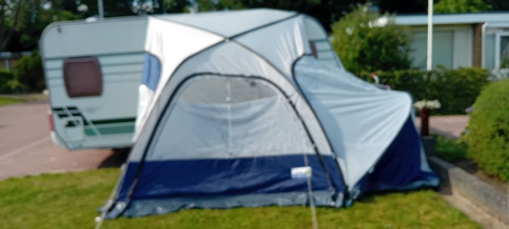 voorzet tent voor caravan, Caravans en Kamperen, Ophalen, Nieuw, Tot en met 2