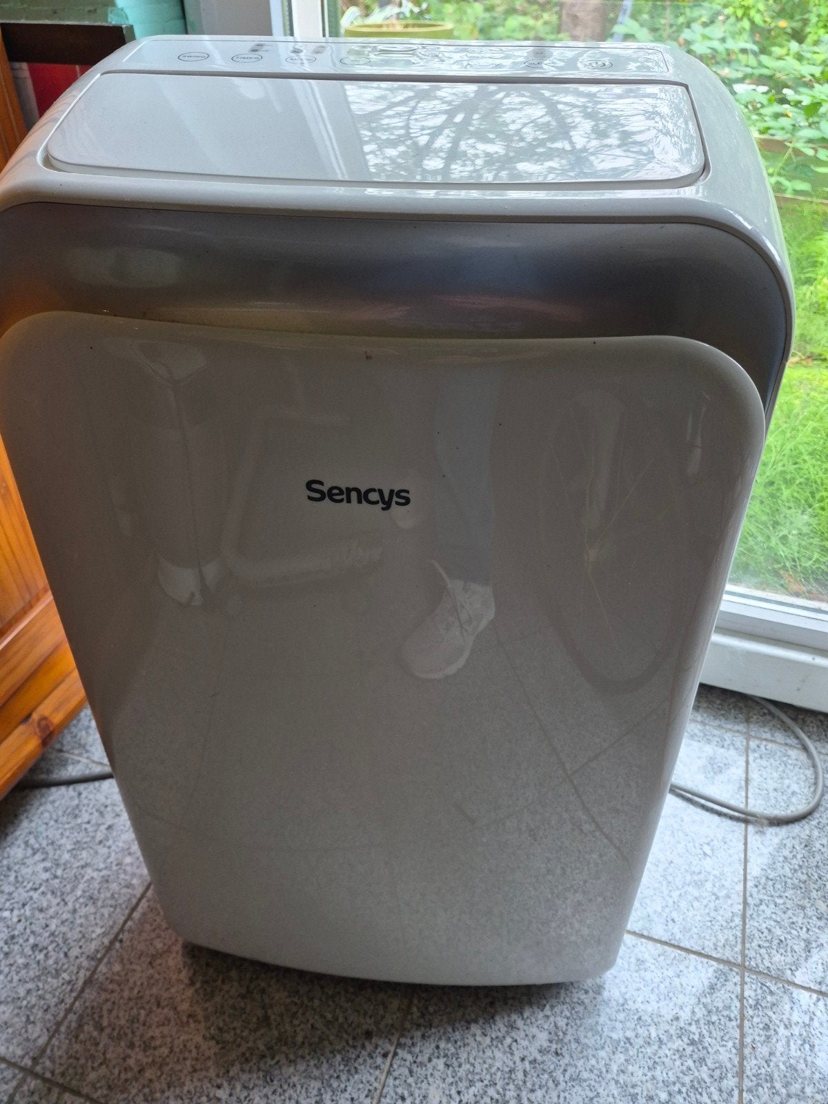 Sencys Mobiele Airco - Koelen, Ventileren, Ontvochtigen, Witgoed en Apparatuur, Ophalen, Gebruikt, Minder dan 60 m³, Timer