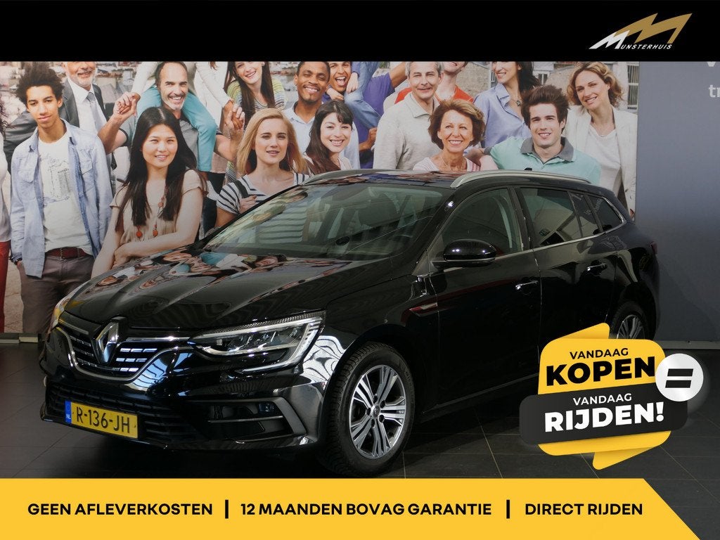 Renault Mégane Estate 1.3 TCe Intens - Occasion Lease vanaf, Auto's, Renault, Bedrijf, Te koop, Mégane, ABS, Achteruitrijcamera