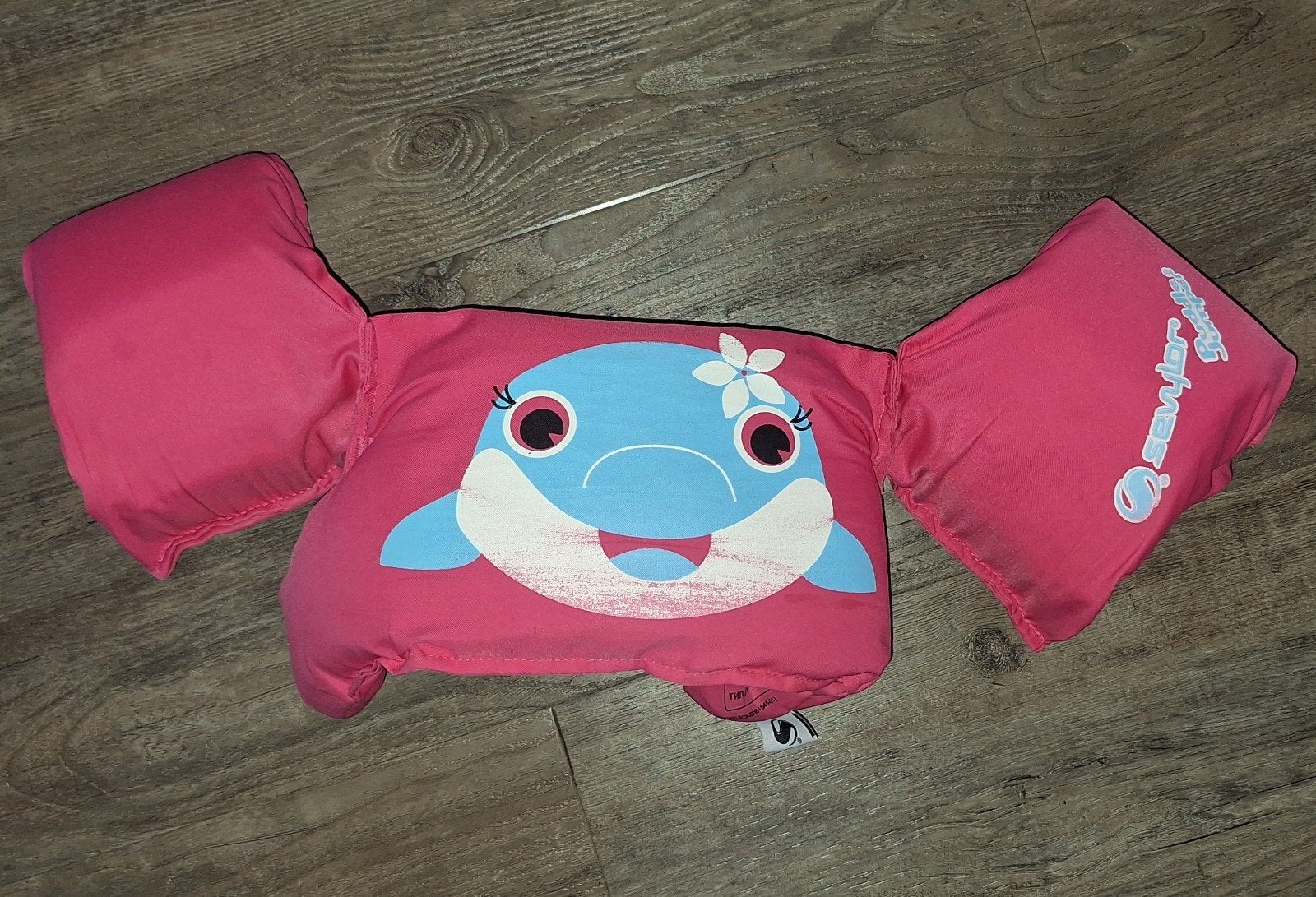 Sevylor Puddle Jumper Dolfijn Zwemvest 15-30kg, Ophalen of Verzenden, Gebruikt, Meisje