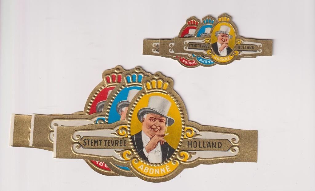 sigarenbanden - ABONNE, Ophalen of Verzenden, Zo goed als nieuw, Sigarenbandjes