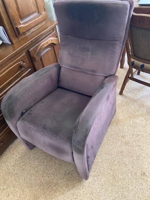 Relax stoel heren, Huis en Inrichting, Fauteuils, Ophalen, Gebruikt, 50 tot 75 cm