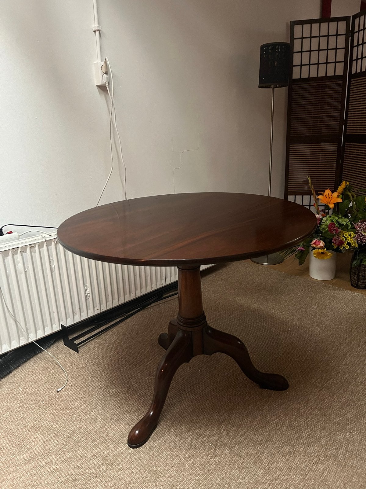 Victoriaanse Mahoniehouten (eet)tafel (Made in England), Ophalen
