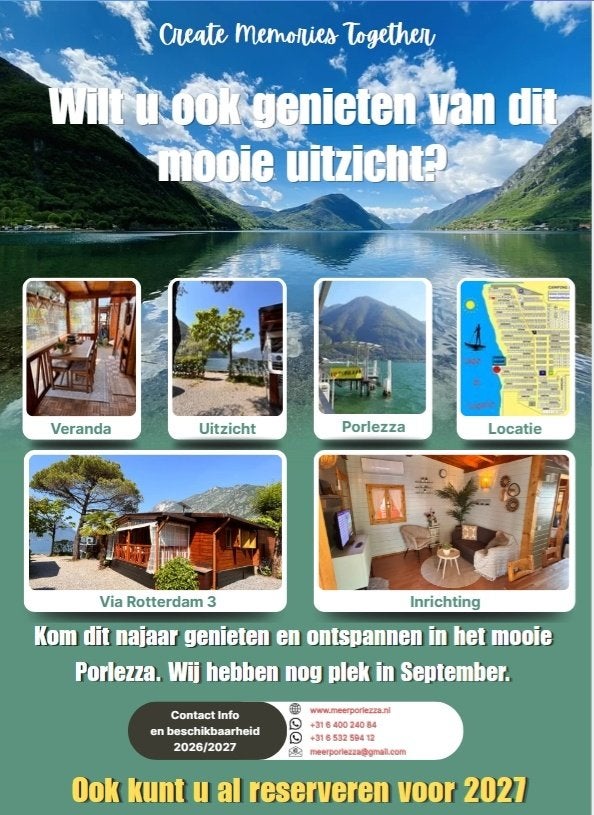 2027  Chalet Luganomeer Porlezza Italie boeken  2027, Vakantie, Vakantiehuizen | Italië, 5 personen, Speeltuin, 2 slaapkamers