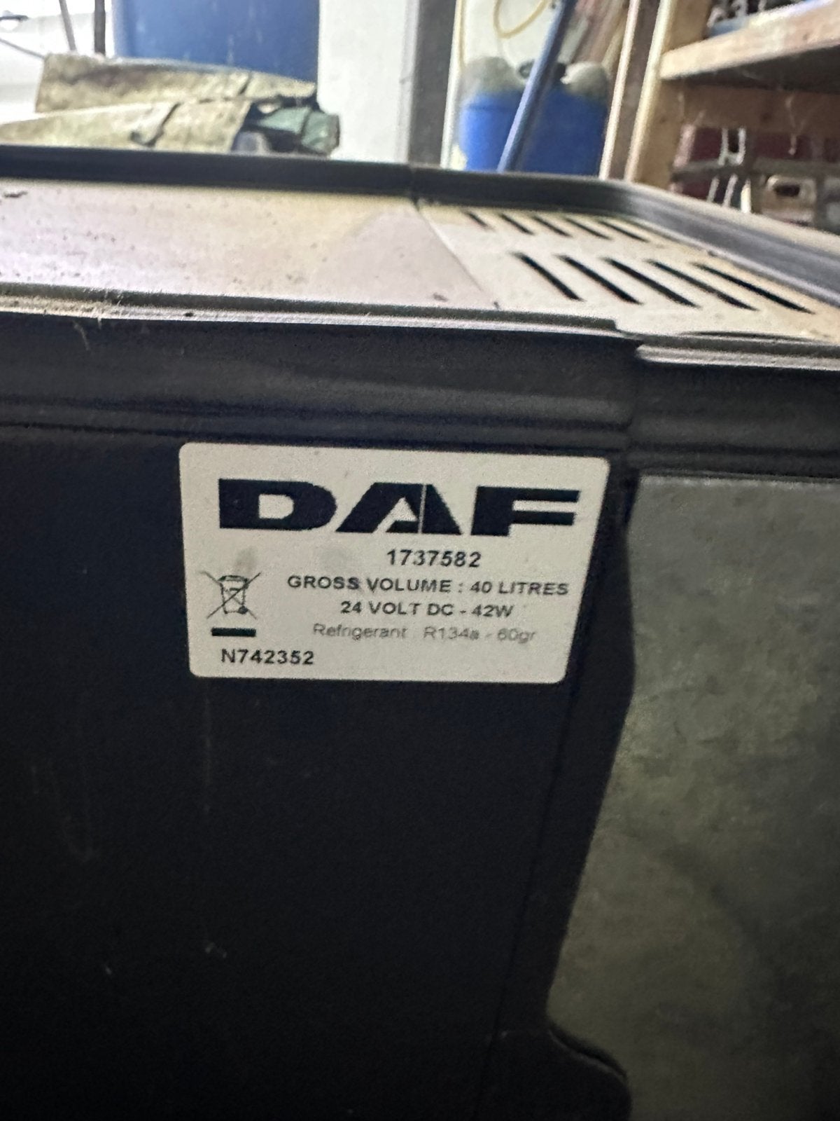 Daf cabine koelkast, Ophalen of Verzenden, Gebruikt, DAF, Interieur en Bekleding